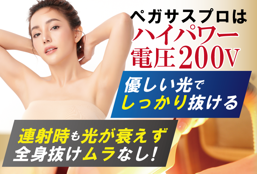 ペガサスプロは電圧200V