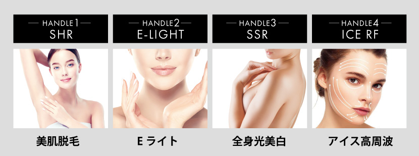 ペガサスシリーズのハンドル構成