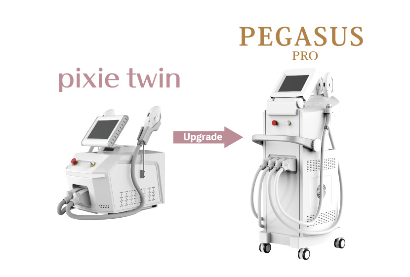 ピクシーツインからペガサスプロへのアップグレードも可能